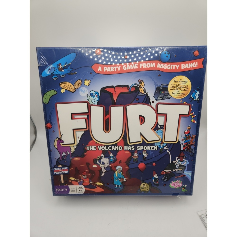 NEW Wiggity Bang Games FURT Board Game Party Game 3-8 Players Game Of Year 2011